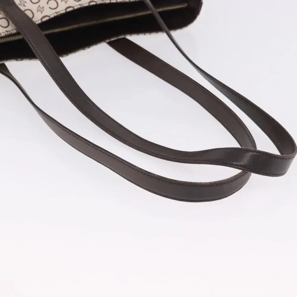 Celine C Macadam Tote White